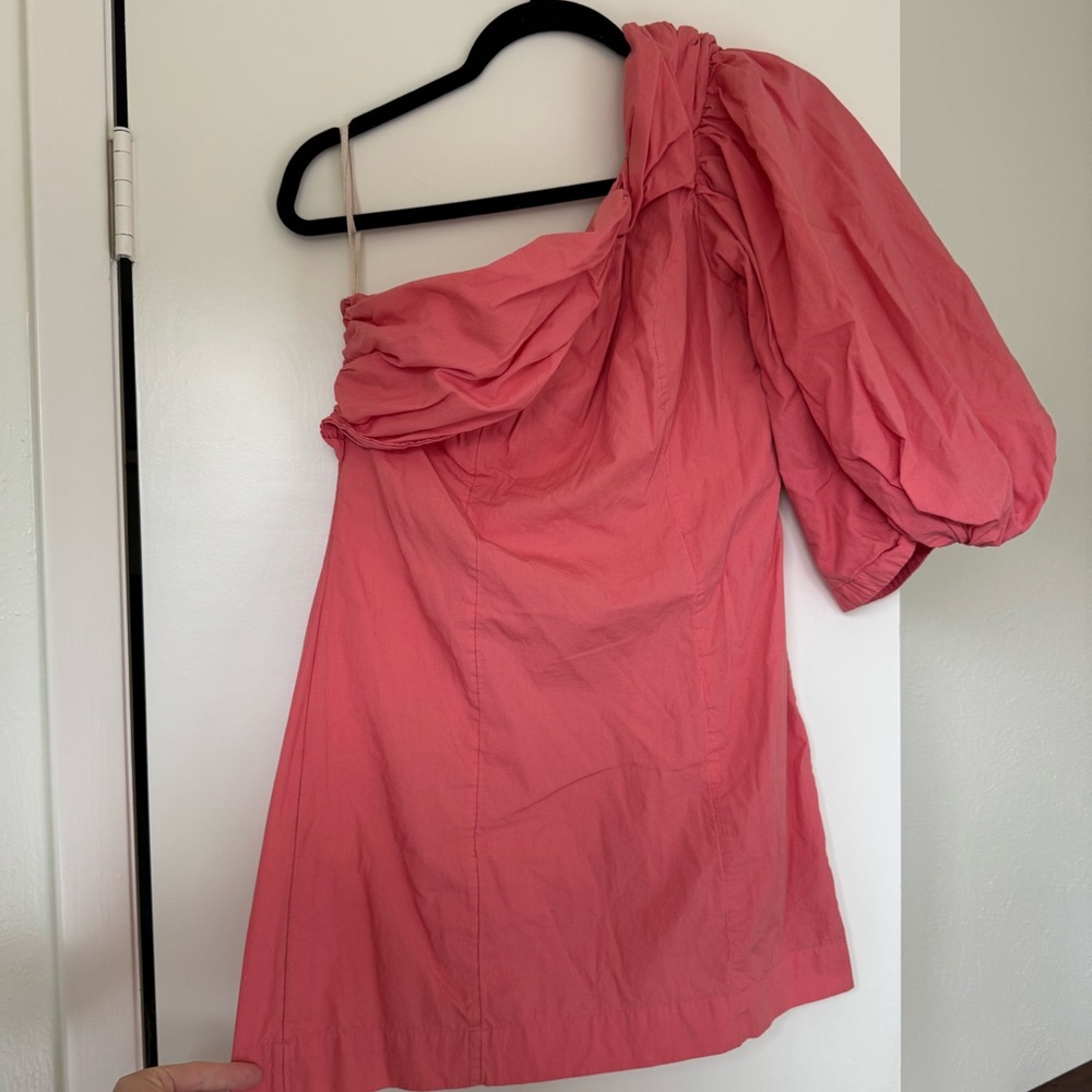 Free People Pink One Shoulder Dress